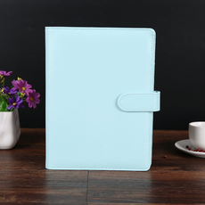 柔和色調筆記本封面 A5, 藍色, 1個
