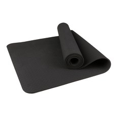 포픈 두툼 요가매트, 블랙, 1개