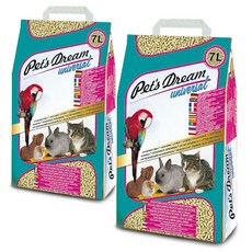 Pet's Dream universal Companion Wood Pellets Cat Sand 衛生升, 2個, 單色