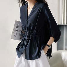 LUNA GIRL 雪紡長版上衣