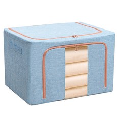 A-hope 堅固棉被整理箱 100L, 1個, 03 藍色