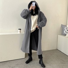 팡팡샵 J 기모 퍼스트 롱 임부 후드집업