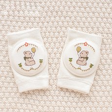 STARDOOR 嬰幼兒可愛刺繡網眼護膝 2件組, 氣球熊, 1個