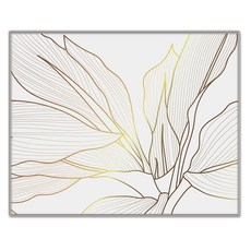 抽象插畫圖 居家裝飾畫框 IDP-047, 邊框銀色