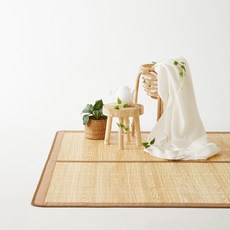 라뽐므 접이식 우드 대자리 2.5mm, 혼합색상