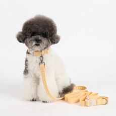 리토가토 강아지 러비 목줄, YELLOW, 1개