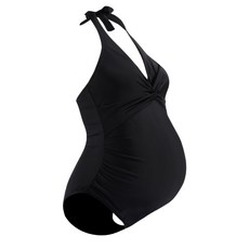 Star孕婦海邊吊帶露背泳衣