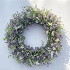 Treova 雛菊花環吊飾 窗戶裝飾 Style A Large ring 45cm, 混合色