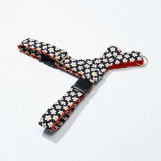 노라독 강아지 데이지 중대형견용 이지 하네스 와이드, 오렌지, 1개