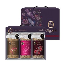 Olgojin 發酵糙米 650g+綜合穀物米 650g+綜合穀物米 650g穀物禮盒組 33號, 1套