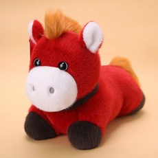 ARTJOY 丙午年 幸運馬年 幸運小馬 抱枕, 紅色