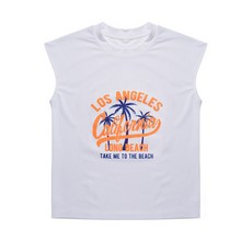 兒童抗菌寬鬆無袖防曬泳衣 LE21-13