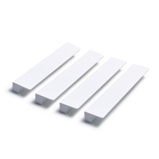 把手世界 羅密歐 2孔 家具把手 P128mm 白色, 4個