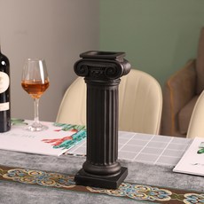 올나인 북유럽 로맨틱 촛대 L, 블랙