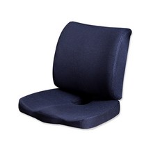 改良型舒適靠背腰墊+坐墊組 BF548, 海軍