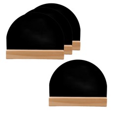 Modern Draw菜單板迷你黑板黑板 曲線型 4入