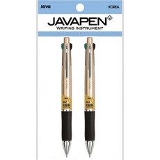 JAVAPEN Jet 4+1M 多功能筆 0.7mm, 金屬金, 2個