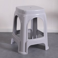 보조 간이 플라스틱 의자 2p, 그레이