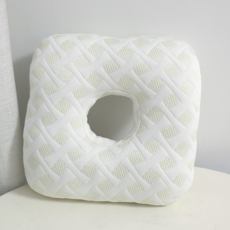 Soul Rich 護耳方形穿洞枕, 米色, 1個