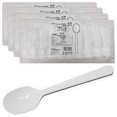Buwon HK 一次性剉冰湯匙 中, 100入, 4個