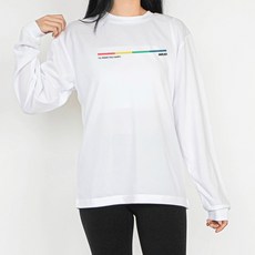 험블스튜디오 남녀공용 레인보우 프린팅 기능성 스포츠 긴팔 티셔츠 IMUD_30
