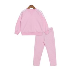 유라비 아동용 라인 맨투맨 일자 팬츠 상하의 세트