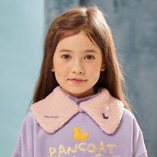 pancoat 女孩童配色領口