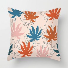 Homeflow 鮮豔色彩與圖案抱枕套 (不含枕芯)