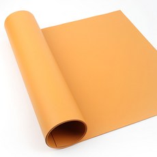 Recoz DIY 多用途雙面皮革 PU 布料, 芥末黃