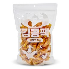 킹콩팩 강아지 육포, 1개, 1kg, 닭가슴살