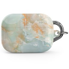 NUART 大理石設計硬殼保護套, AirPods Pro/AirPods Pro 2, 大理石綠