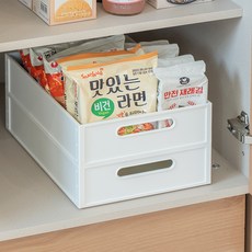 Changsin Living 昌信生活 FRANCO Pantry字母收納籃, 白色, 2個