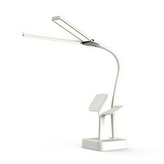 雙燈頭檯燈 550TD3, 白色的