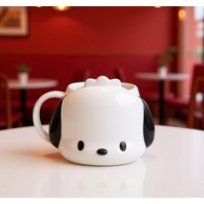 Skater 角色臉型馬克杯 CHMGD4 帕恰狗, 1個, 390ml, 混合色