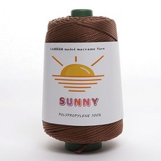 삼남뜨개실 써니 pp사 가방 소품 대용량 가벼운 실 230g, 27 레더 브라운, 1개 27 레더 브라운, 1개