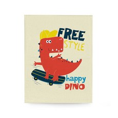 大頭恐龍插畫多用途門/層架魔鬼氈門簾, 17