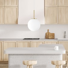 원하 DS 앤티 플리커프리 펜던트 조명 LED8W, 골드 + 화이트, 전구색