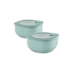 guzzini My Kitchen Store&More一般款密封保鮮盒 鼠尾草綠, 2個, M