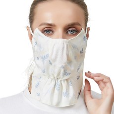 마켓감성 야외활동 플라워 마스크, 타입1, 1개