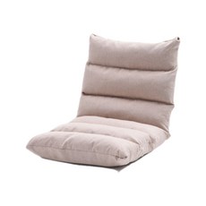 피티즘 린넨 좌식 리클라이너 의자, 베이지