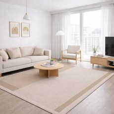 힐링스팟 노르딕 패턴 단모 러그