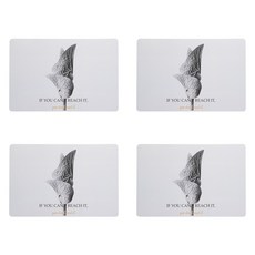 더플로우 포토 방수 테이블매트 4p, 잎사귀, 45 x 30 cm