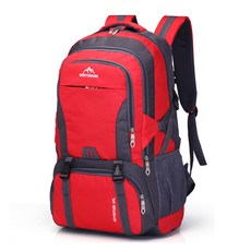 등산 트레킹 백팩 60L, 레드
