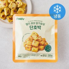 랠리 큐브 닭가슴살 단호박 (냉동), 100g, 1개