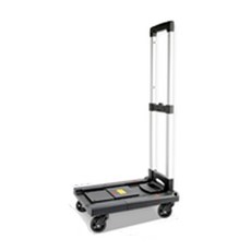 KOKIRI LIVING 摺疊式手推車 4輪 64mm JCA-3141, 黑色, 1個