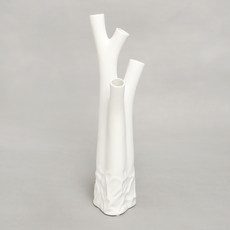 木頭陶瓷室內花瓶 V78, 混色