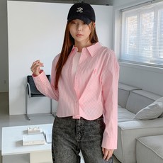 VAN AKE 女款直條紋襯衫