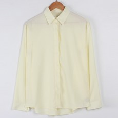 BBAEBBAE 女款翻領暗釦襯衫