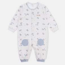 Organic Boom 四季牛印花嬰兒連身衣