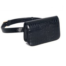 Hello Birdie 女款高爾夫腰包, 黑色